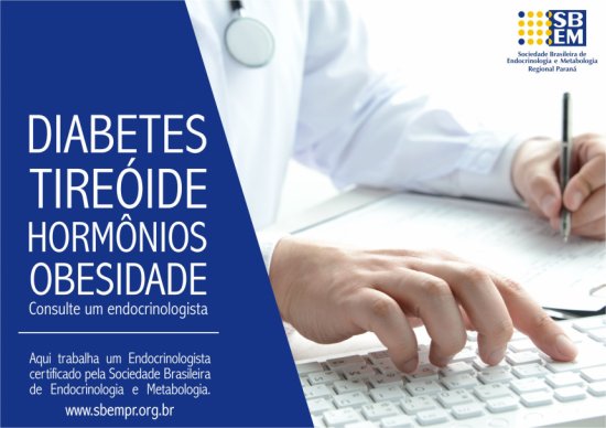 Banner da campanha que incentiva pacientes a conhecerem melhor este especialista (Divulgação/SBEM)