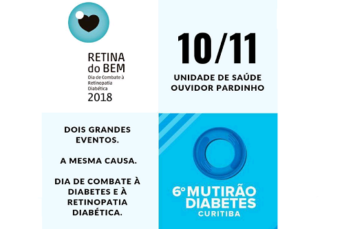O evento visa alertar a população sobre o diabetes.